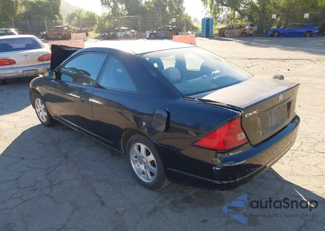 2003 Honda Civic Ex z USA, uszkodzony, nr VIN 1HGEM22923L012091